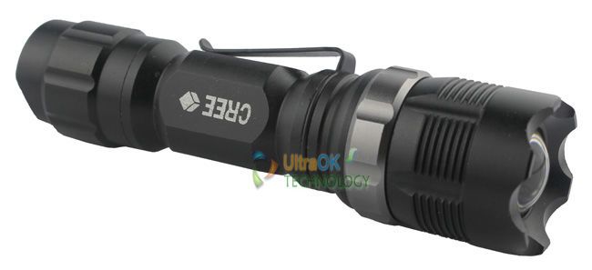 7W CREE LED Flashlight Torch Light Zoom ZOOMABLE 7 Watt  