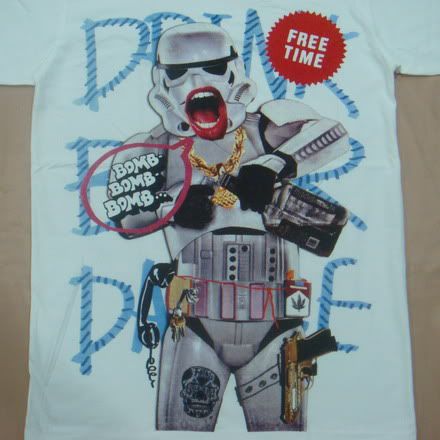   Stormtrooper skate star wars streetwear surf hiphop bboy rap mc L