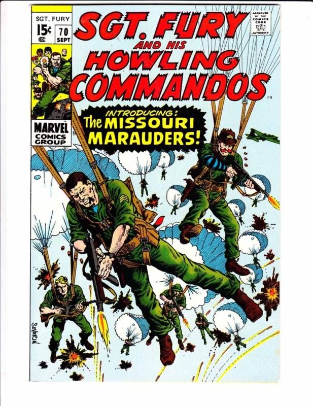 Sgt. Fury And His Howling Commandos #70 F/VF nick fury  