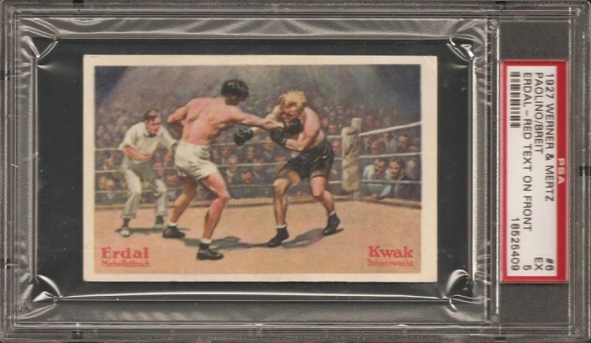 1927 Werner Mertz ~ Erdal Red ~ PAOLINO UZCUDUN vs HANS 