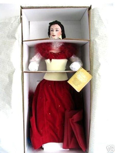 NRFB Franklin Mint DOLL SCARLETT SHAME 22 GWTW + COA  