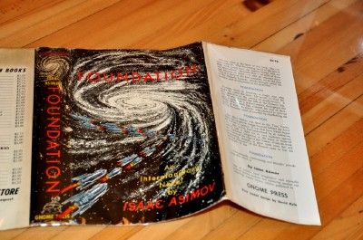 FOUNDATION~ISAAC ASIMOV~STATED 1ST EDITION~W.ORG JACKET  