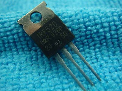 10P Power N Mosfet IRF520 IRF 520 Transistor TO 220  