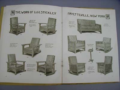 STICKLEY CRAFTSMAN ARTS and CRAFTS CATALOG  