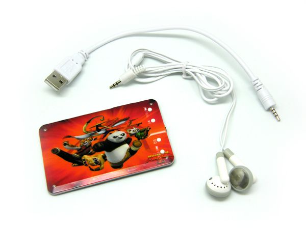 NEW Kung Fu Panda 2 credit card size personal  player for 1 8G TF 