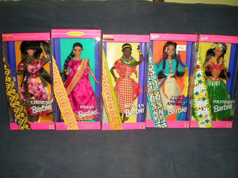 LOT OF BARBIE DOLLS 20+ IN BOX SPECIAL EDITION DOLLS OF THE WORLD 