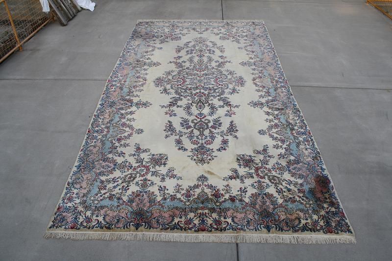 OVERSIZED ANTIQUE 11X21 KERMAN PERSIAN ORIENTAL AREA RUG WOOL CARPET 