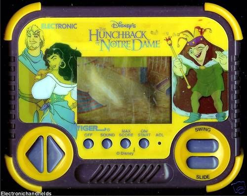 TIGER DISNEY HUNCHBACK CLASSIC MINI LCD ARCADE HANDHELD  