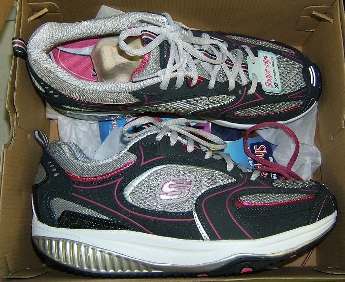 Skechers Shape Ups Womens #12320 NVSL Shoes   