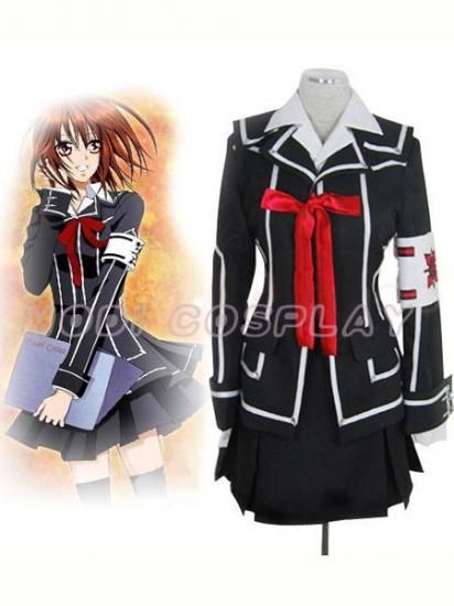 VAMPIRE KNIGHT Costume Cosplay Yuki Kurosu Cross BLACK  