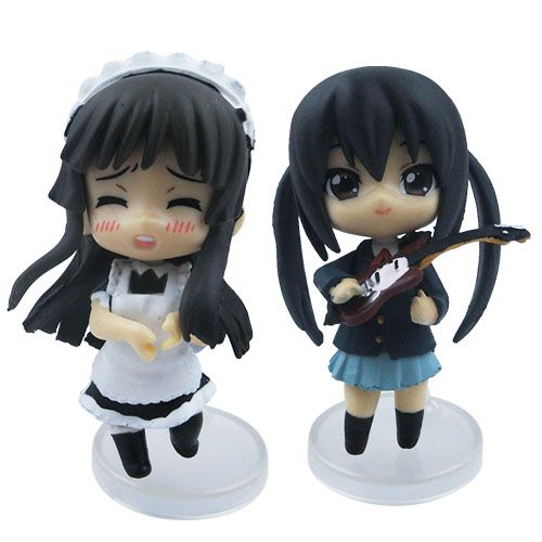 12x K ON Mio Akiyama Hirasawa Yui PVC Figure Set  