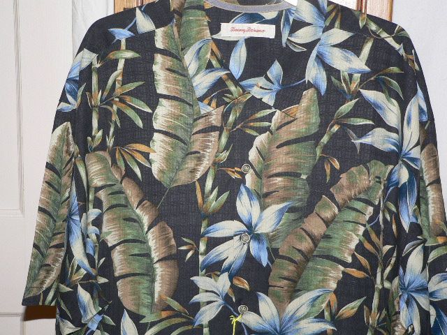 NEW TOMMY BAHAMA BAHAMA SHAKE YOUR BAMBOOTY SILK CAMP SHIRT XXL NWT 