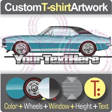 Custom T shirt for 1967 Chevrolet camaro RS SS Z28 fan  