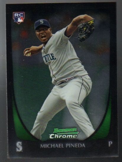 2011 Bowman Chrome Baseball RC #216 Michael Pineda Seattle Mariners 