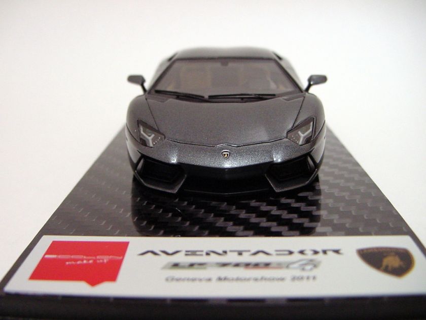 43 Make Up Lamborghini Aventador LP700 4 Grigio Estoque Miniwerks 