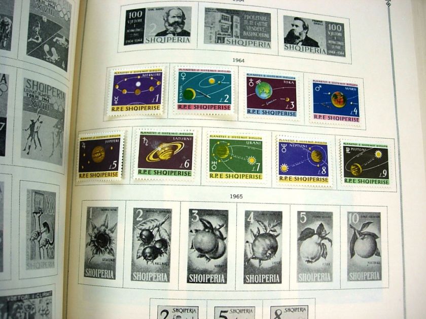 US/WW, CHINA, 100S of Stamps hinged in a Scott International(1963 