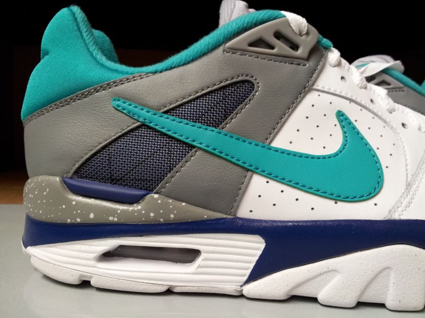 488059 132] Mens Nike Air Trainer Classic Green Royal Grey Bo Jackson 