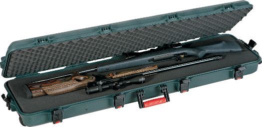 108199 AW Double Scoped Rifle/Shotgun Case with Wheels bone collector 