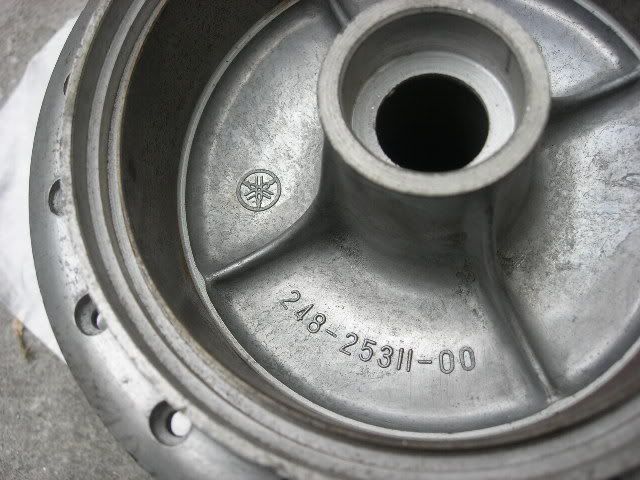 Yamaha AT1 AT2 AT3 CT1 DT125 DT175 Hub Rear Wheel Nos.  