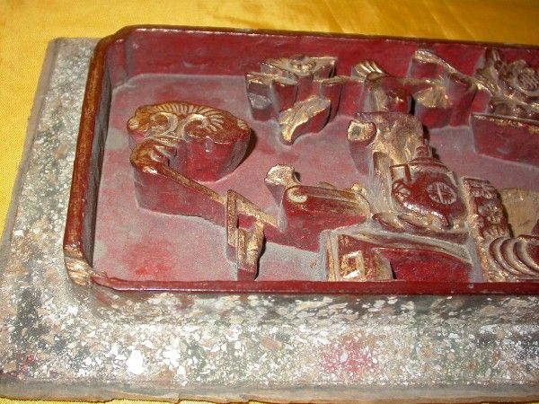 Wonderful Amazing Rare Old Antique Unique Chinese Embossment Wooden 