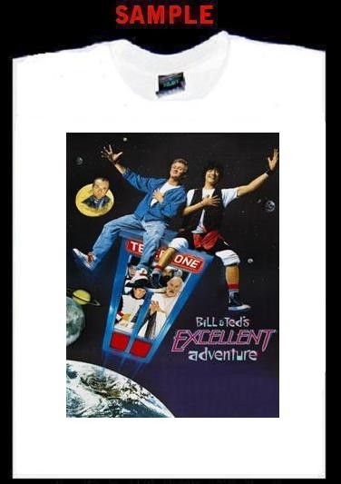 BILL AND TED CUSTOM PHOTO TSHIRT keanu carlin dude 1877  