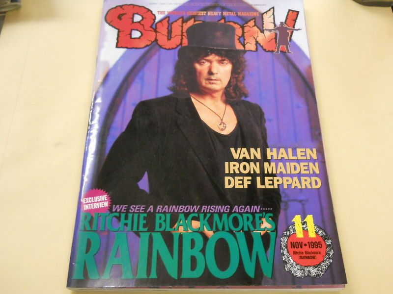 BURRN JAPAN 11/1995 RITCHIE BLACKMORE RAINBOW  