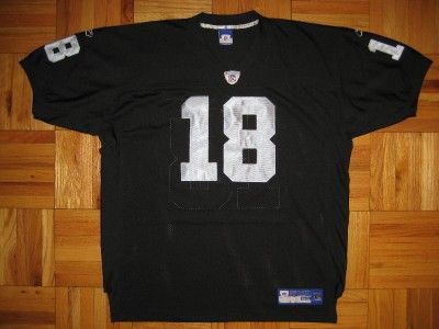 05 Authentic Raiders Randy Moss jersey 52 REEBOK BLACK  