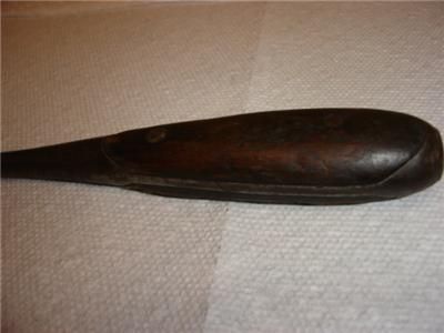 Primitive Screwdriver Wood Handle 9 3/4 inches long Collectible 