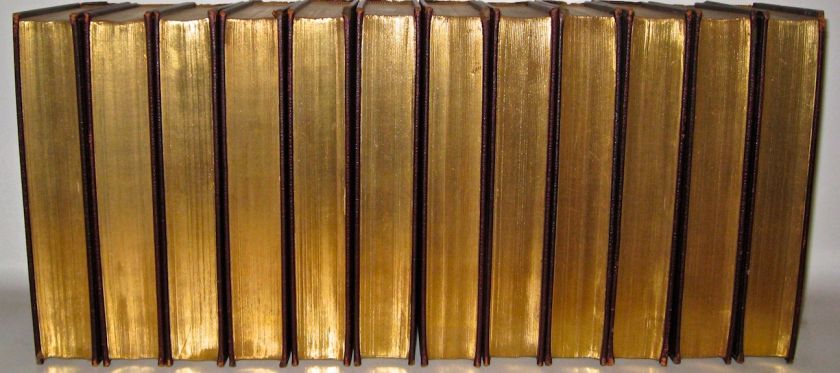 ANTIQUE LEATHER LIBRARY SET;ENCYCLOPEDIA OF LITERATURE  