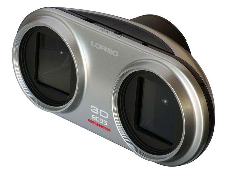 LOREO 9005 3D STEREO LENS PANASONIC LUMIX L1 L10 CAMERA  