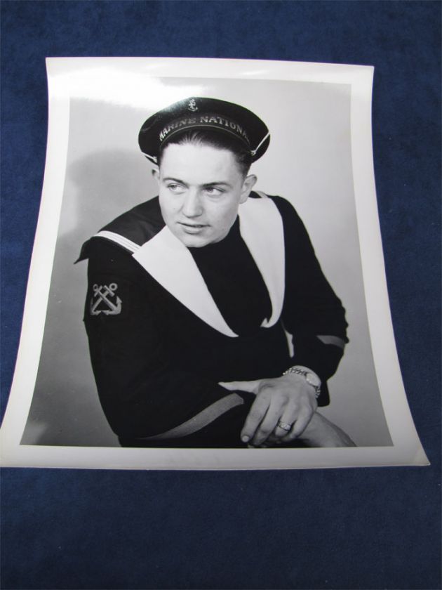 1940s US Coast Guard 3rd Naval District Marine Photo  