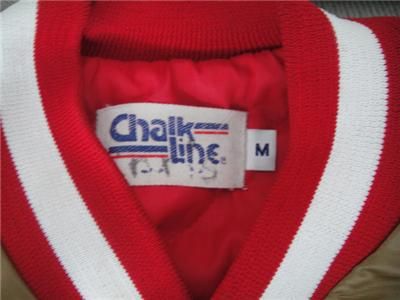 VINTAGE 49ERS CHALK LINE GOLD JACKET  