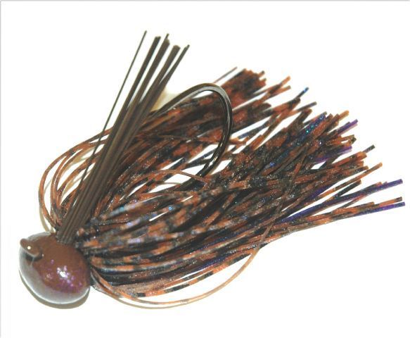 New 3/4oz Football Head Bass Jig Mustad 4/0 Hook  