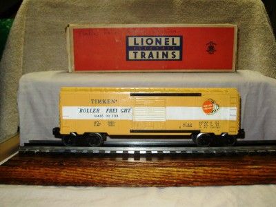 Lionel Postwar 6464 500 Timken Boxcar w/ Original box  GT  