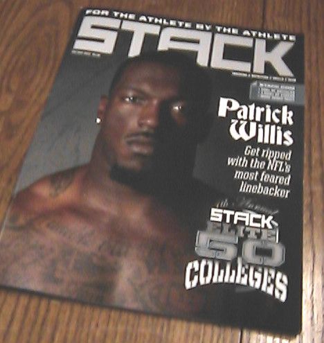 PATRICK WILLIS stack MAGAZINE 49ers STRENGTH training  