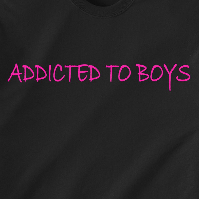 ADDICTED TO BOYS woman sexy 69 vintage Funny T Shirt  