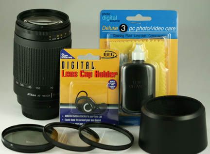 Nikon 70 300mm LENS KIT 70 300 G D200 D80 D70S D50 NEW 0018208019472 