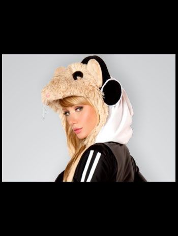   hamster costume headphones black and white headphones made in the