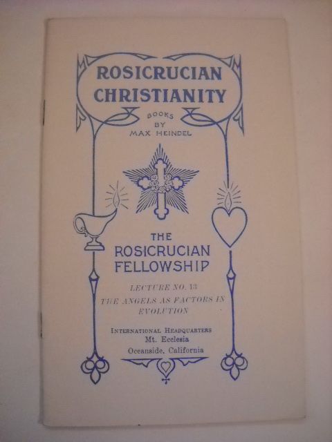 1936 HEINDEL ROSICRUCIAN CHRISTIANITY LECTURES 13 VOLS  