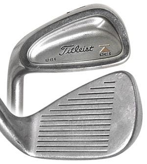 TITLEIST DCI 981 IRONS 3 PW DYNAMIC GOLD S300 STEEL STIFF LH  