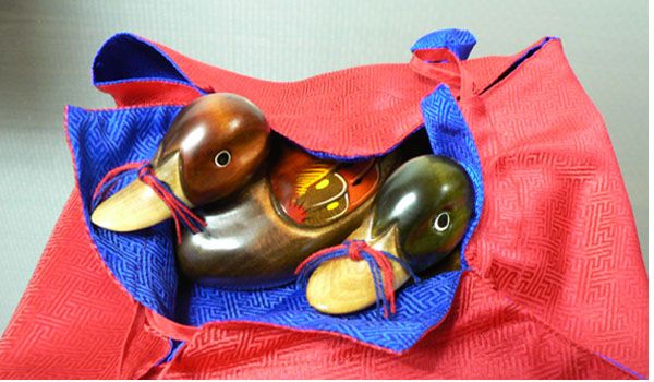 Korean Traditional Wooden Wedding Ducks Duck #1  