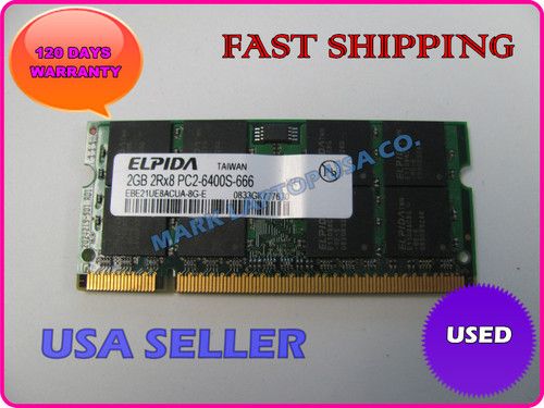   RAM memory EBE21UE8ACUA 8G E 0833GK777670 2Rx8 PC2 6400S 666  