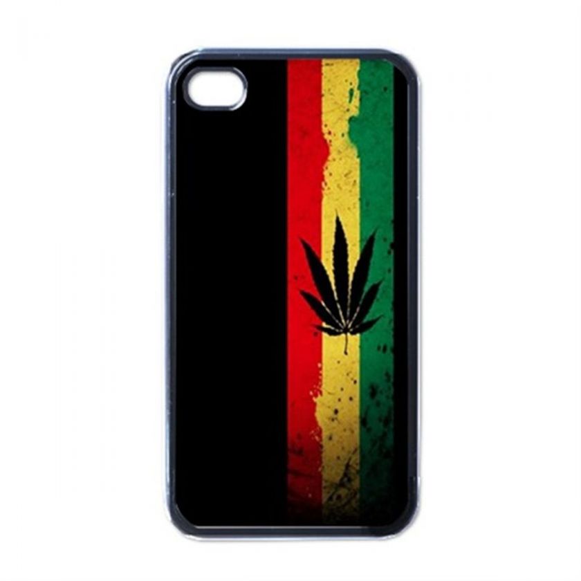 Rasta Reggae jamaica Weed Rastafari Case for iPhone 4 4s  