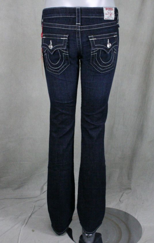 True Religion brand Jeans womens BILLY basic LONESTAR wash dark 