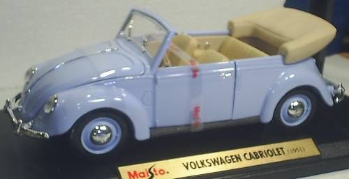 1951 MAISTO VOLKSWAGEN CABRIOLET DIE CAST COLLECTABLE  