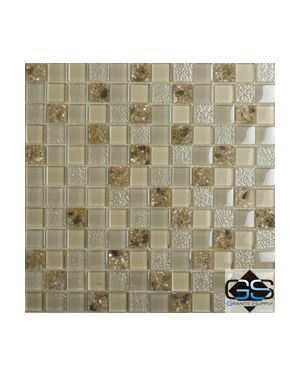 Glass Resin Blend Mosaic Tile 12x12   Seashell Blend, Carton