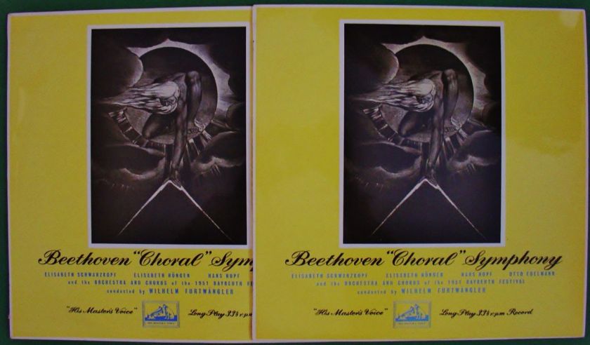   / Beethoven Choral Symphony, Bayreuth Festival   2LP ALP 1286/7, UK