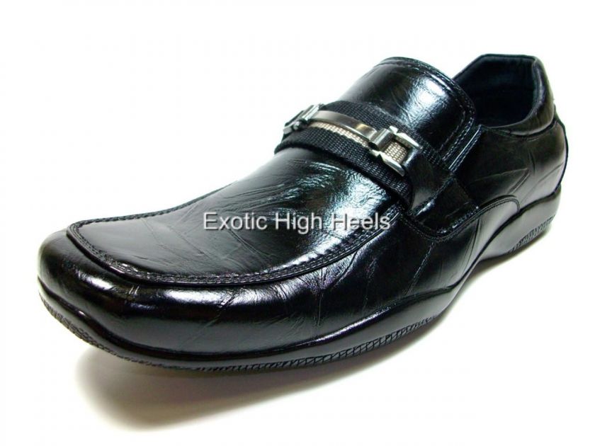 Mens Black D ALDO Buckle Dress Casual Driving Shoes NIB  