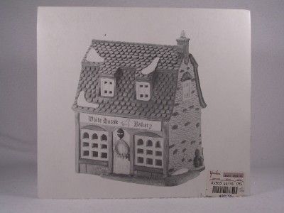 Dept 56 Dickens White Horse Bakery Retired 1993  