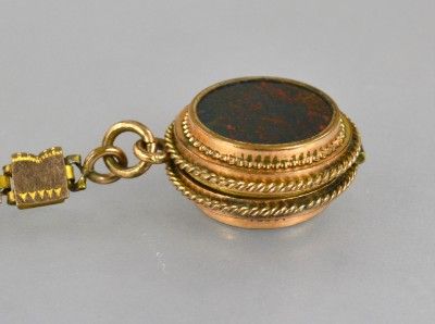 Antique Victorian 19th Century ~ Wonderful Double Sided Gold Filled 